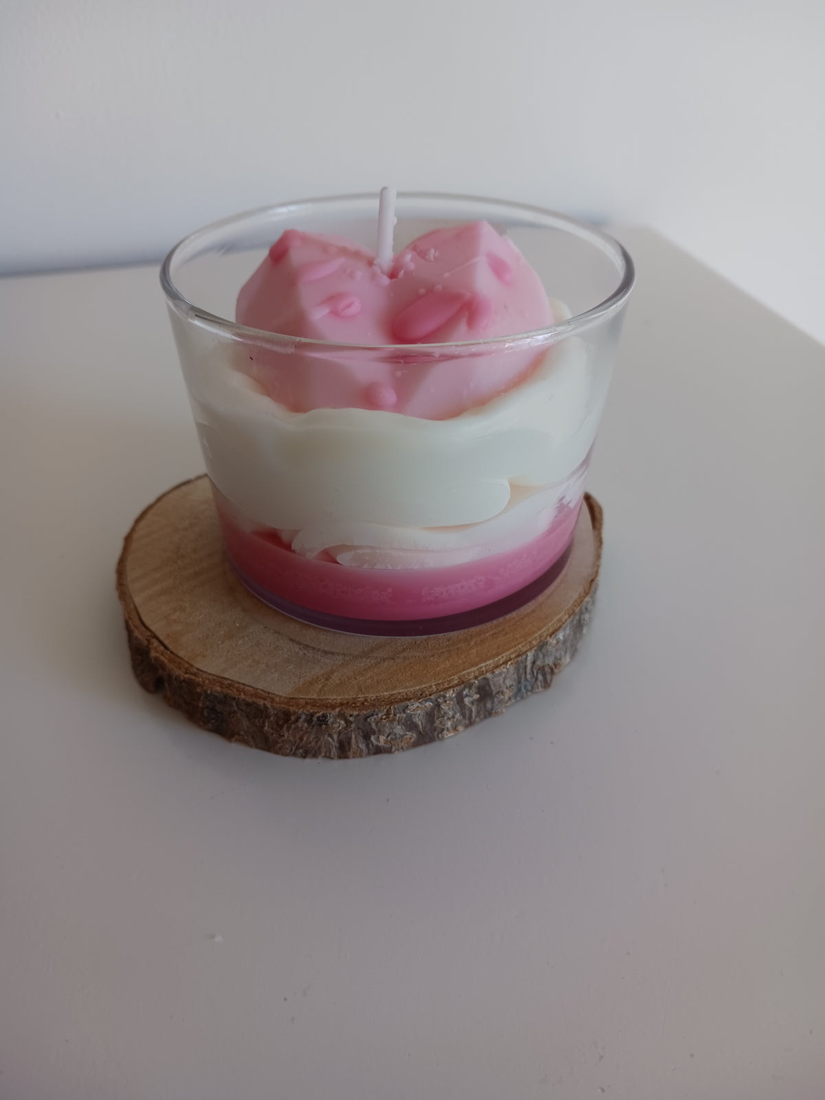 Bougie crémeuse 🩷 senteur Pomme d'amour