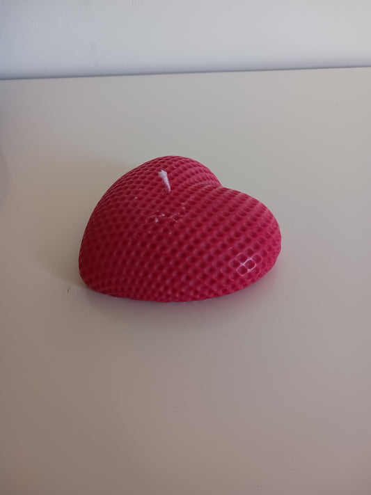 Bougie " Cœur ❤️ " pilier