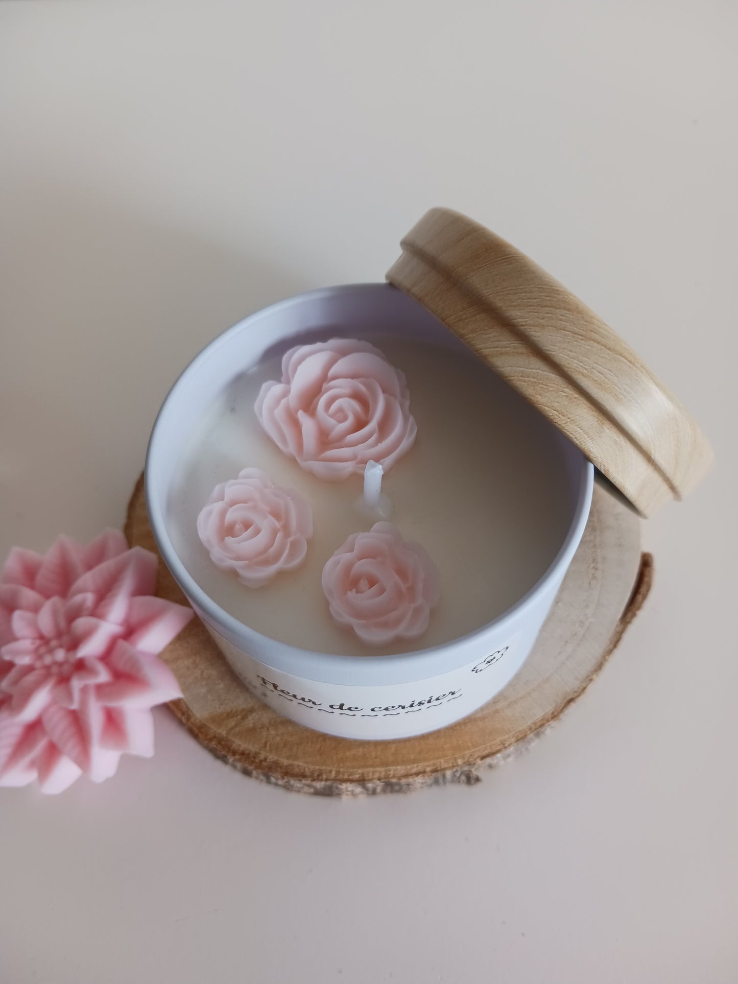Bougie " Fleur de cerisier " 🌸