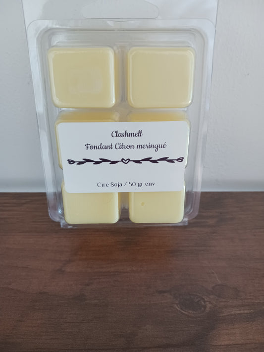 Clamshell " Fondant parfumé " , senteur citron meringué