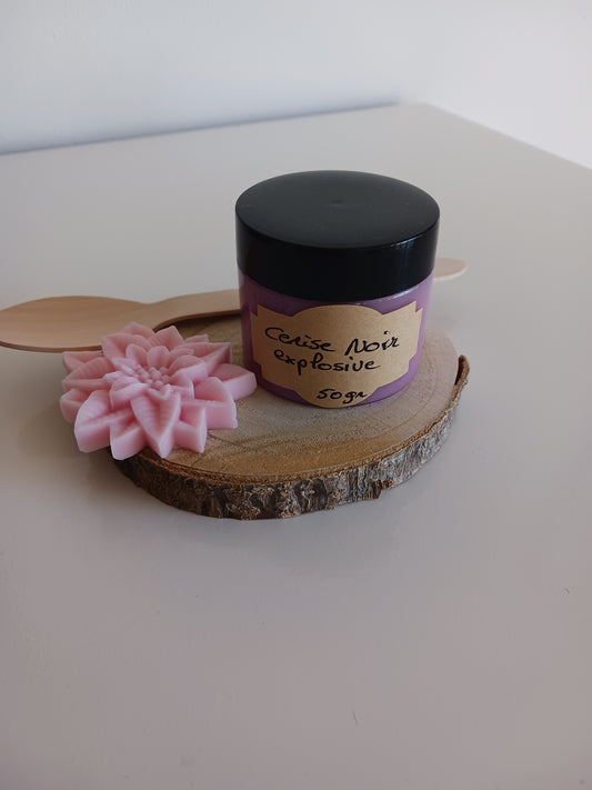 Fondant cremeux parfumé " Cerise Noir Explosif "